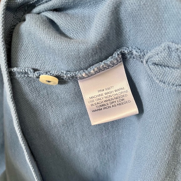 St. John’s Bay Heritage Pique Polo, Light Blue, Size M - Picture 6 of 9